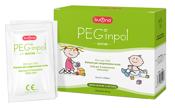 PEGINPOL MACROGOL 3350 SOSPENSIONE ORALE 20 BUSTINE - Farmamood