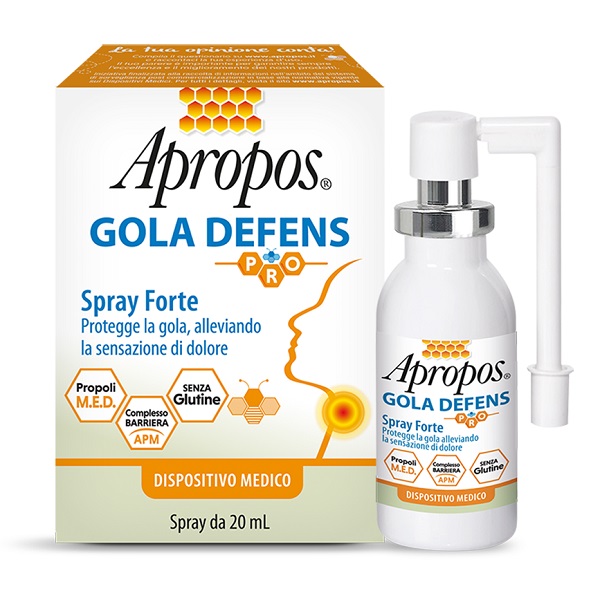 APROPOS GOLA DEFENS PRO SPRAY FORTE 20 ML - Farmamood
