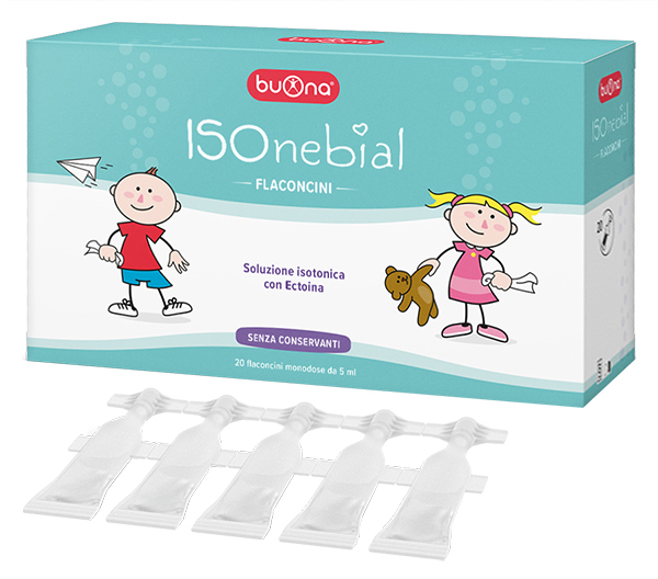 ISONEBIAL FLACONCINI SOLUZIONE ISOTONICA 0,9% CON AGGIUNTA DI ECTOINA 20X5 ML - Farmamood