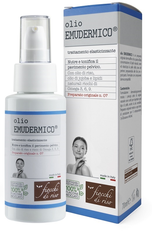 FIOCCHI DI RISO OLIO EMUDERMICO ELASTICIZZANTE 70 ML - Farmamood