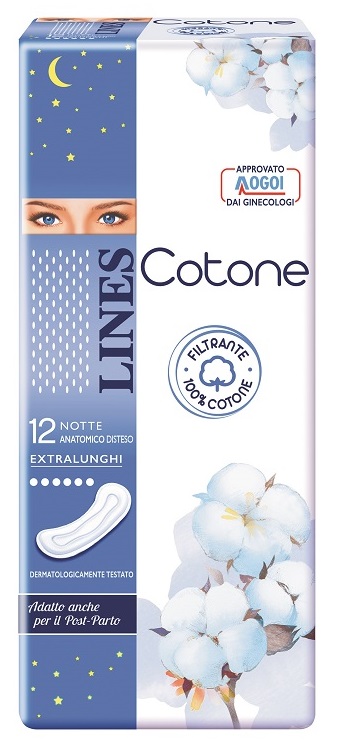LINES COTONE NON ULTRA NOTTE DISTESI 12 PEZZI - Farmamood