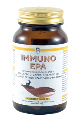 IMMUNO EPA COLOSTRO DI CAPRA FEGATO 60 CAPSULE VEGETALI - Farmamood