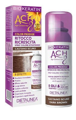 BIOKERATIN ACH8 PRODIGE RITOCCO RICRESCITA CASTANO SCURO 75 ML DIETALINEA - Farmamood