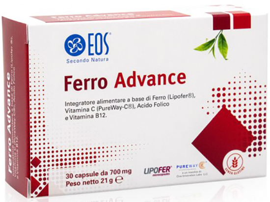 EOS FERRO ADVANCE 30 CAPSULE - Farmamood