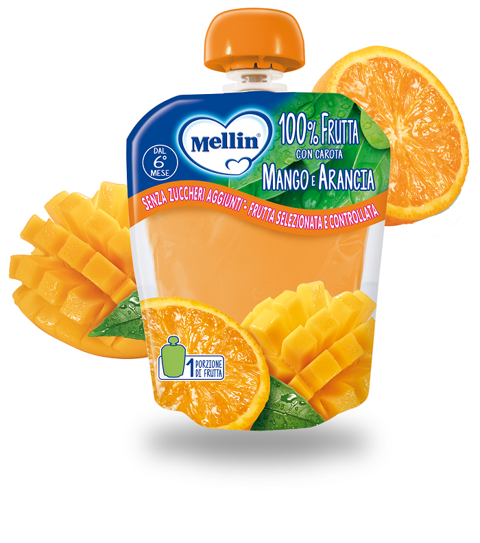 MELLIN POUCH ARANCIA MANGO 90 G - Farmamood