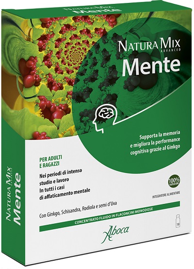 NATURA MIX ADVANCED MENTE 10 FLACONCINI - Farmamood