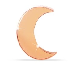 ORECCHINO MEZZALUNA ORO ROSA - Farmamood