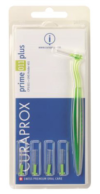 CURAPROX CPS PRIME CPS 011 CON 5 SCOVOLINI + SUPPORTO - Farmamood