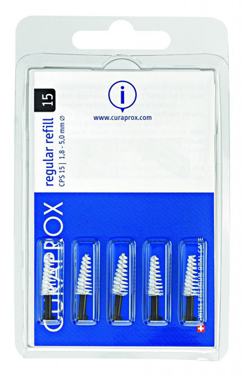 CURAPROX CPS REGULAR CPS 15 CON 5 SCOVOLINI + SUPPORTO - Farmamood