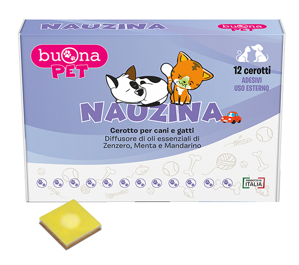 BUONAPET NAUZINA 12 CEROTTI DIFFUSORI - Farmamood