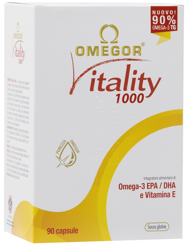 OMEGOR VITALITY 1000 90 CAPSULE - Farmamood