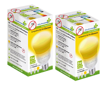 COLPHARMA LAMPADINA LED ANTIZANZARA 11 WATT - Farmamood
