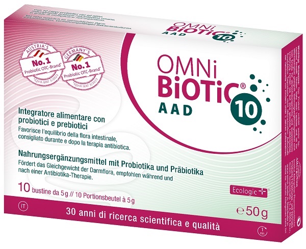 OMNI BIOTIC 10 AAD 10 BUSTINE DA 5 G - Farmamood