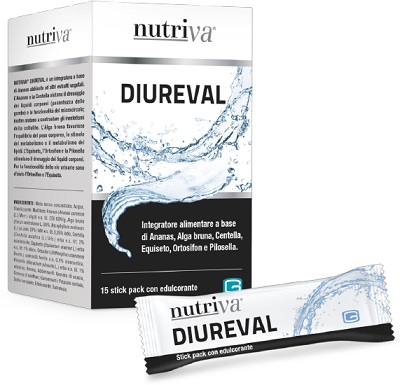 NUTRIVA DIUREVAL 15 STICK PACK DA 10 ML - Farmamood