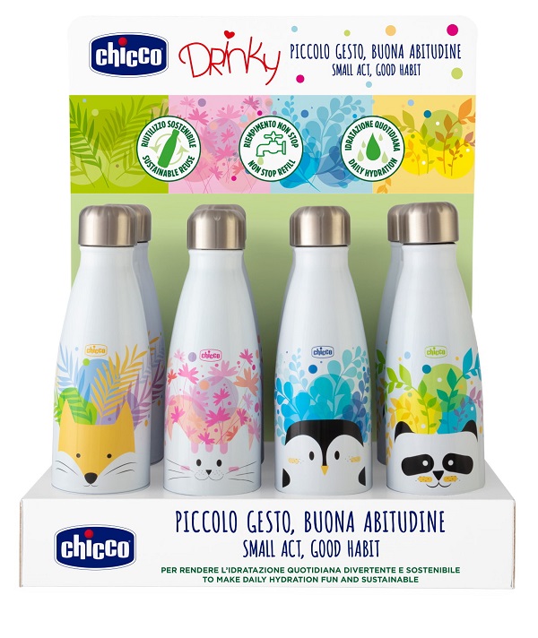 CHICCO BORRACCIA INOX 350 ML - Farmamood