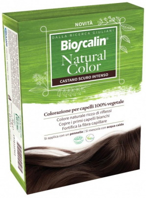 BIOSCALIN NATURAL COLOR CASTANO SCURO INTENSO 70 G - Farmamood