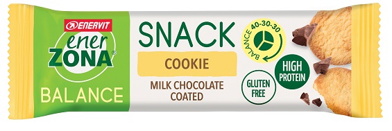 ENERZONA SNACK COOKIE MILK CIOCHOLATE 33 G - Farmamood