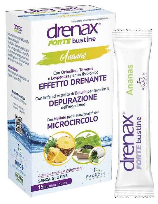 DRENAX FORTE ANANAS 15 BUSTINE - Farmamood