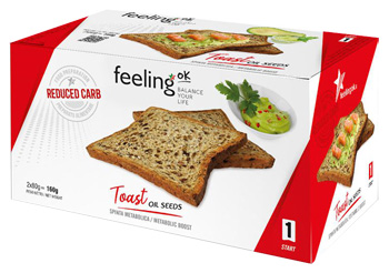 FEELING OK TOAST OIL SEEDS START 2 X 80 G - Farmamood