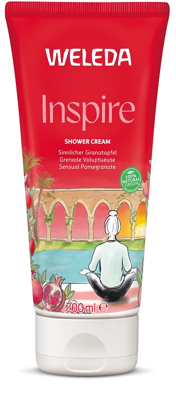 WELEDA INSPIRE DOCCIA CREMOSA MELOGRANO 200 ML - Farmamood