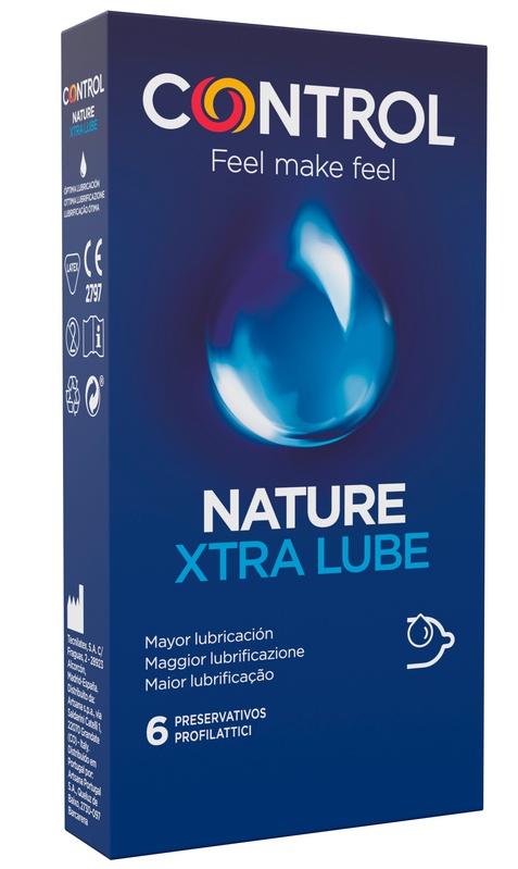 PROFILATTICO CONTROL NATURE 2,0 XTRA LUBE 6 PEZZI - Farmamood