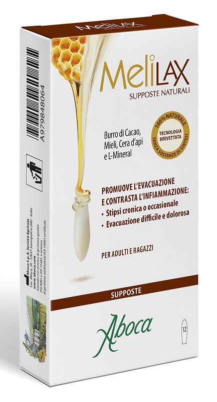 MELILAX 12 SUPPOSTE - Farmamood