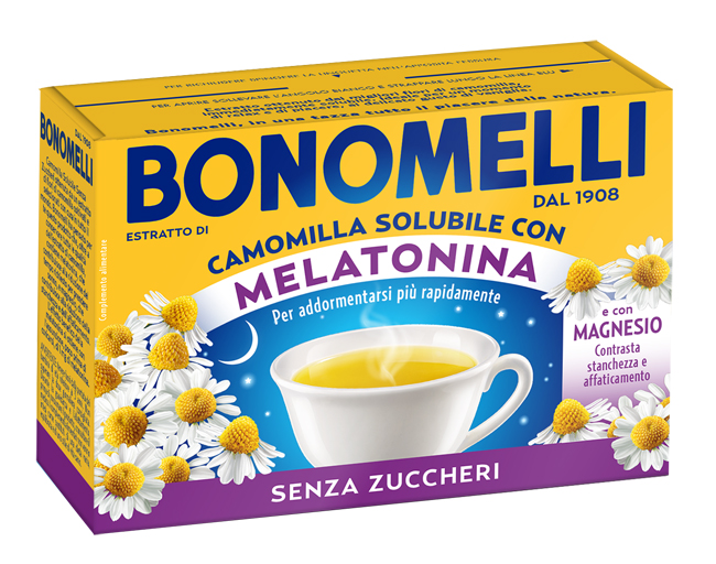 CAMOMILLA SOLUBILE MELATONINA MAGNESIO - Farmamood