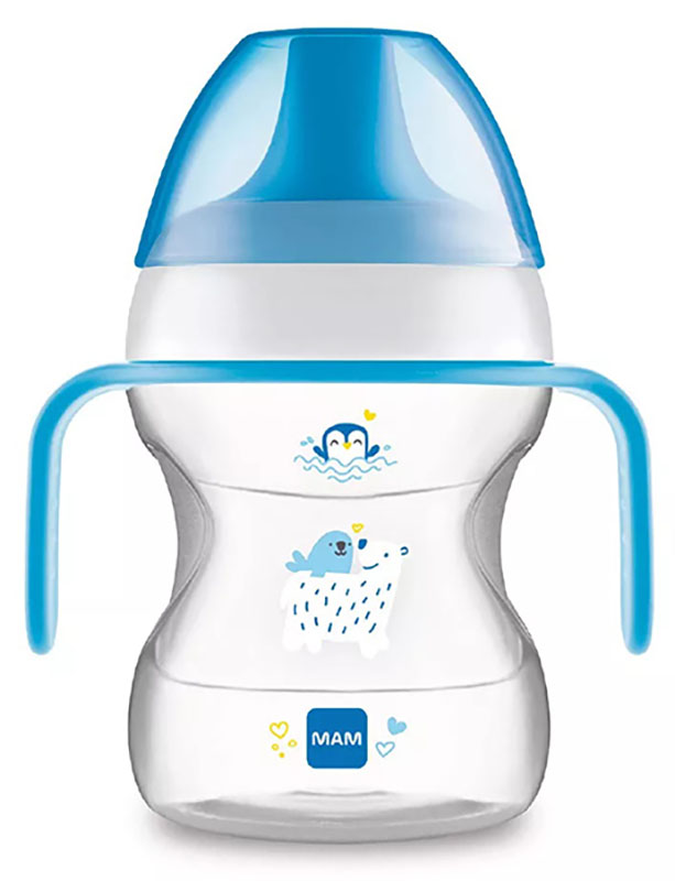 MAM LEARN TO DRINK CUP 190 ML 6+ BECCUCCIO RIGIDO MASCHIO - Farmamood