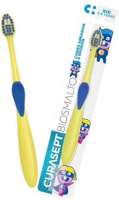 CURASEPT SPAZZOLINO BIOSMALTO KIDS 3-6 ANNI - Farmamood