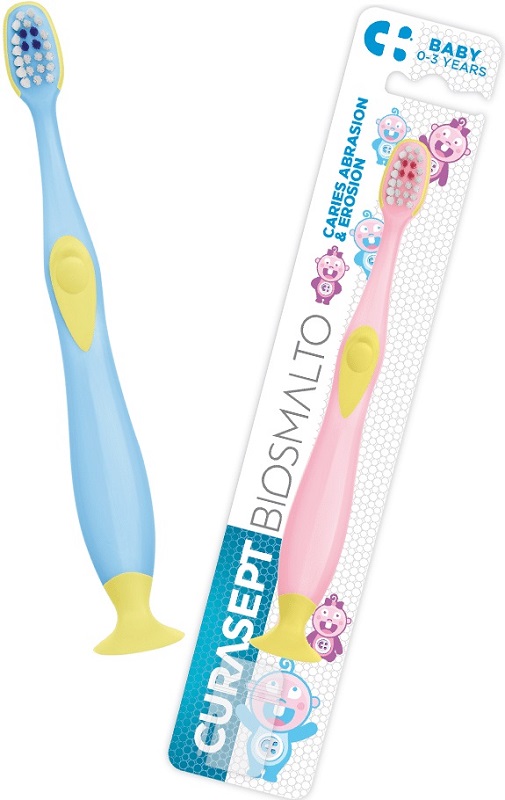 CURASEPT SPAZZOLINO BIOSMALTO BABY 0-3 ANNI - Farmamood