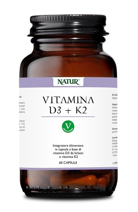 VITAMINA D3+K2 60 CAPSULE - Farmamood