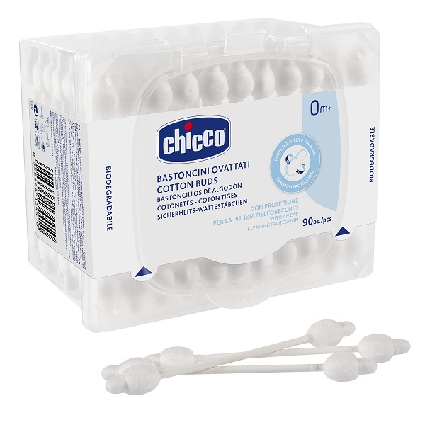 CHICCO BASTONCINI COTONATI 90 PEZZI - Farmamood