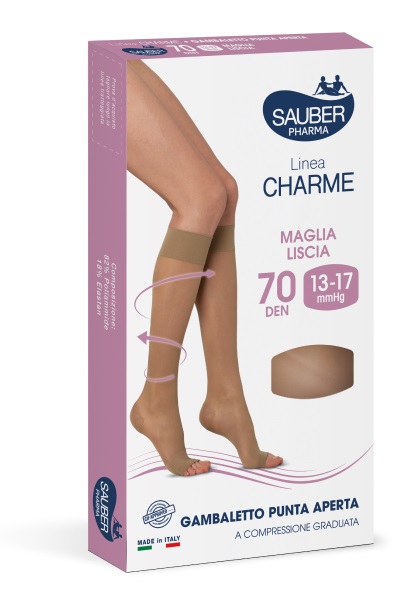 SAUBER GAMBALETTO OPEN TOE 70 DENARI MAGLIA LISCIA NEUTRO BEIGE TAGLIA 4 - Farmamood