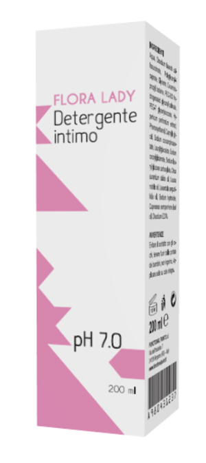 FLORA LADY DETERGENTE INTIMO PH 7,0 200 ML - Farmamood