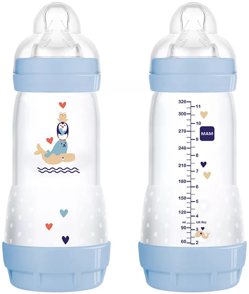 MAM BIBERON EASY START 320 ML 4+ TETTARELLA 3 MASCHIO - Farmamood