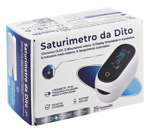 SATURIMETRO PROFESSIONAL 1 PEZZO MEDICARE - Farmamood