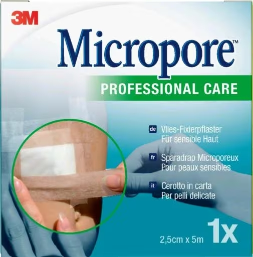 CEROTTO IN CARTA 3M MICROPORE SURGICAL TAPE M5X25MM DISPENSER - Farmamood