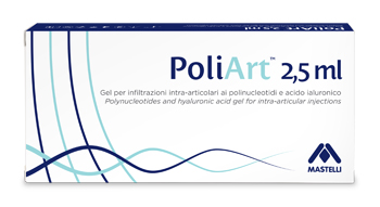 SIRINGA INTRA-ARTICOLARE POLIART 20MG/ML ACIDO IALURONICO 2,5 ML - Farmamood