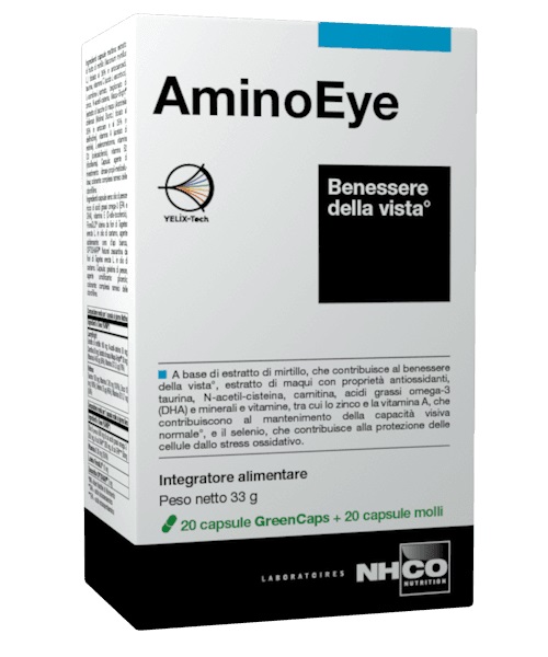 NHCO AMINOEYE 20 CAPSULE GREEN CAPS + 20 CAPSULE MOLLI - Farmamood
