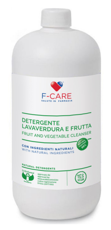 F CARE DETERGENTE VERDURA FRUTTA BIO 1000 ML - Farmamood