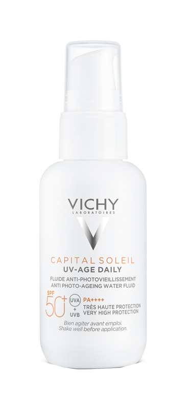 CAPITAL SOLEIL UV-AGE FLUIDO ANTI-FOTOINVECCHIAMENTO SPF50+ 40 ML - Farmamood