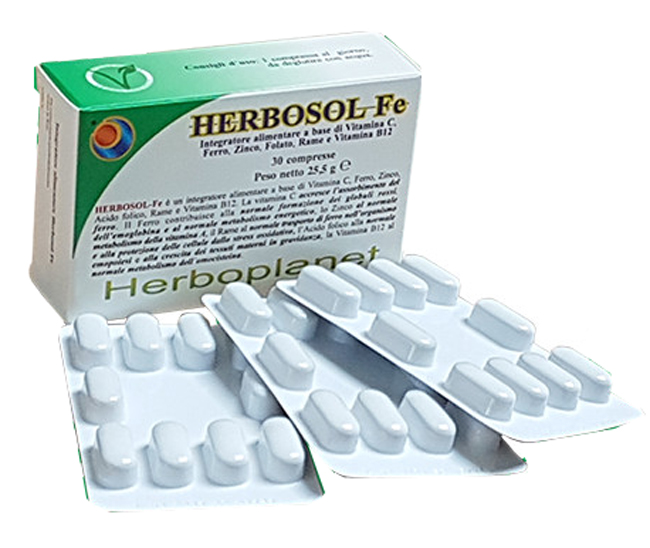 HERBOSOL FE 30 COMPRESSE - Farmamood