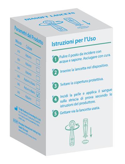 LANCETTE PUNGIDITO DIASOFT LANCET 25 PEZZI - Farmamood