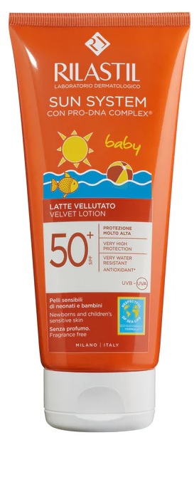 RILASTIL SUN PPT SPF 50+ BABY LATTE VELLUTO 200 ML - Farmamood