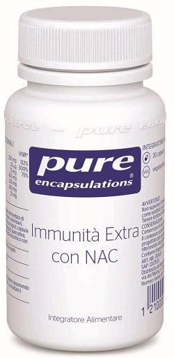 PURE ENCAPSULATIONS IMMUNITA' EXTRA CON NAC 30 CAPSULE - Farmamood