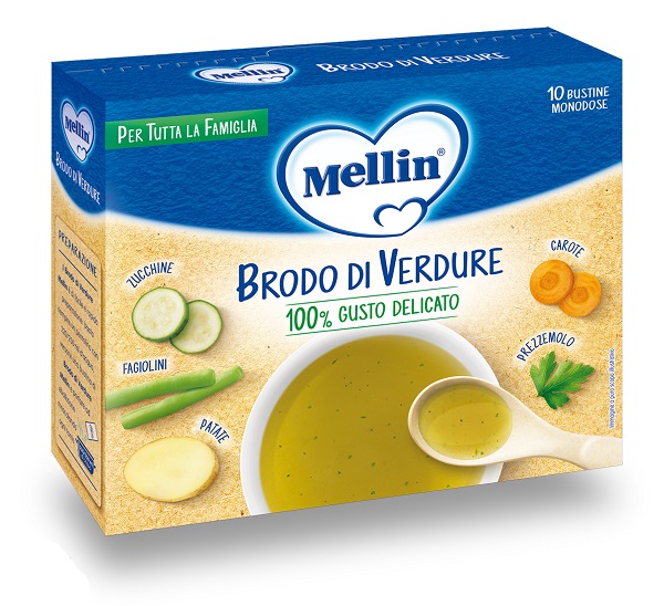 MELLIN BRODO DI VERDURE 10 X 8 G - Farmamood
