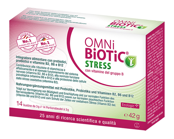 OMNI BIOTIC STRESS VITAMINE GRUPPO B 14 BUSTINE DA 3 G - Farmamood