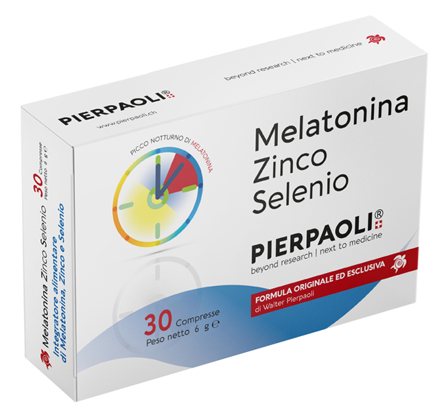 MELATONINA ZINCO SELENIO 30 COMPRESSE - Farmamood