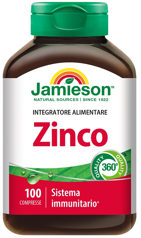 JAMIESON ZINCO 100 COMPRESSE - Farmamood