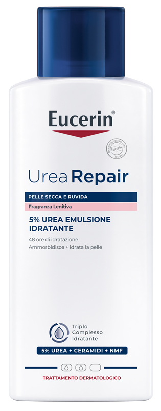 EUCERIN UREAREPAIR PLUS 5% UREA EMULSIONE IDRATANTE 250 ML - Farmamood